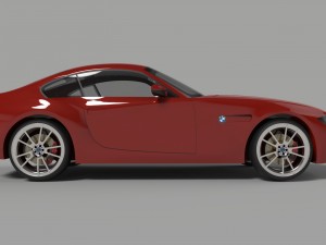 bmw z4 coupe 2007 3D Model