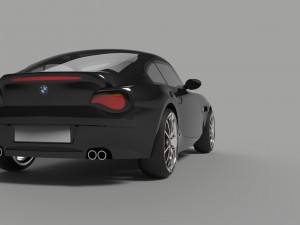 bmw z4 coupe 2007 3D Model