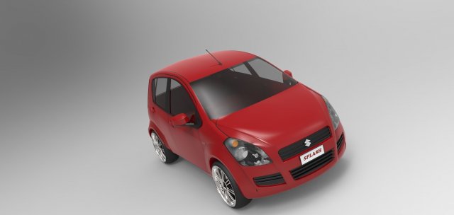 suzuki splash 2008 Modèle 3D .c4d .max .obj .3ds .fbx .stl .blend 