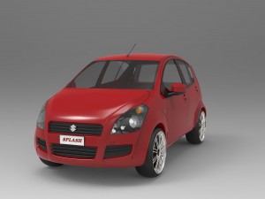 suzuki splash 2008 Modèle 3D