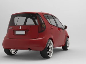 suzuki splash 2008 3D Model