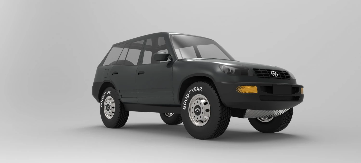 toyota rav 4 3D Model .c4d .max .obj .3ds .fbx .stl .blend 