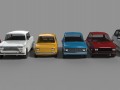 Zastava cars Model 3D