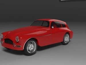 法拉利 柏林内塔 1950 3D 模型