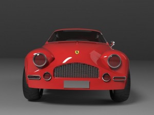 ferrari berlinetta 1950 Model 3D