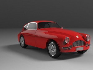 ferrari berlinetta 1950 Model 3D
