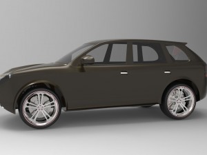 porsche cayenne 2008 3D 모델