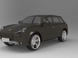porsche cayenne 2008 3D 모델