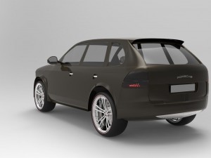 porsche cayenne 2008 3D 모델