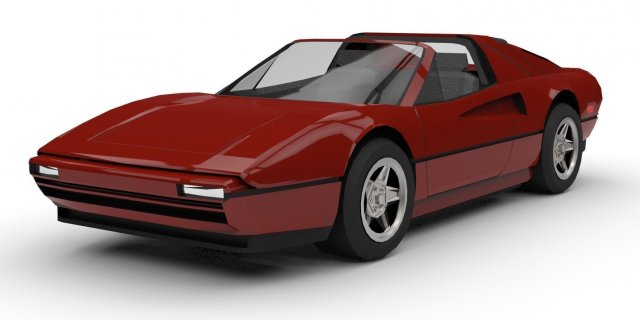ferrari 308 gtsi Model 3D .c4d .max .obj .3ds .fbx .stl .blend 