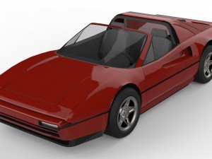 ferrari 308 gtsi Model 3D