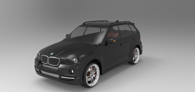 bmw x5 3D Модель .c4d .max .obj .3ds .fbx .stl .blend 