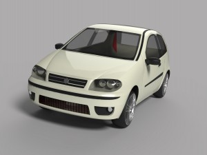 fiat punto 3D Model