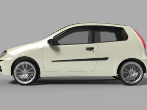 fiat punto 3D Model