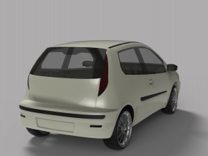 fiat punto 3D Model