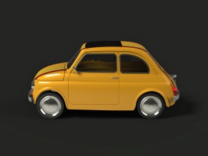 fiat 500 3D Model