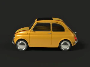 fiat 500 3D Model