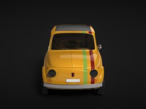 fiat 500 3D Model