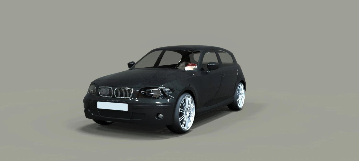 bmw 1 3D Model .c4d .max .obj .3ds .fbx .stl .blend 