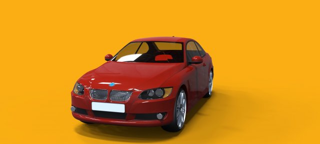 bmw serie 3 3D Model .c4d .max .obj .3ds .fbx .stl .blend 