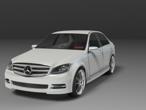mercedes c class 3D 模型