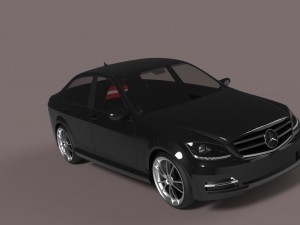 mercedes c class 3D 模型