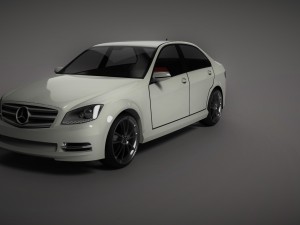 mercedes c class 3D 模型