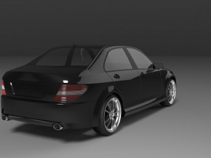 mercedes c class 3D 模型