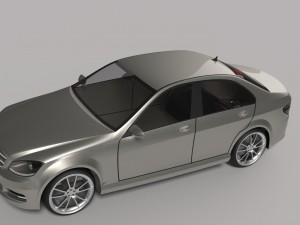 mercedes c class 3D 模型