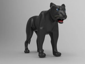 harimau kumbang Model 3D