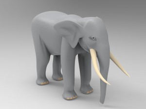 elephant Modello 3D