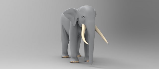 elephant Modello 3D .c4d .max .obj .3ds .fbx .stl .blend 