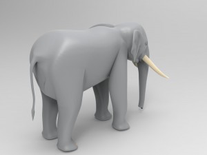 elephant Modello 3D
