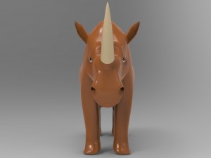 rhinocerous Modèle 3D