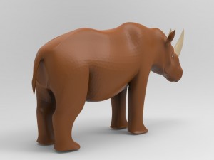 rhinocerous Modèle 3D