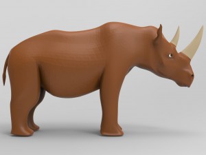 rhinocerous Modèle 3D