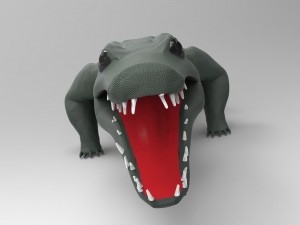 crocodile 3D Modell