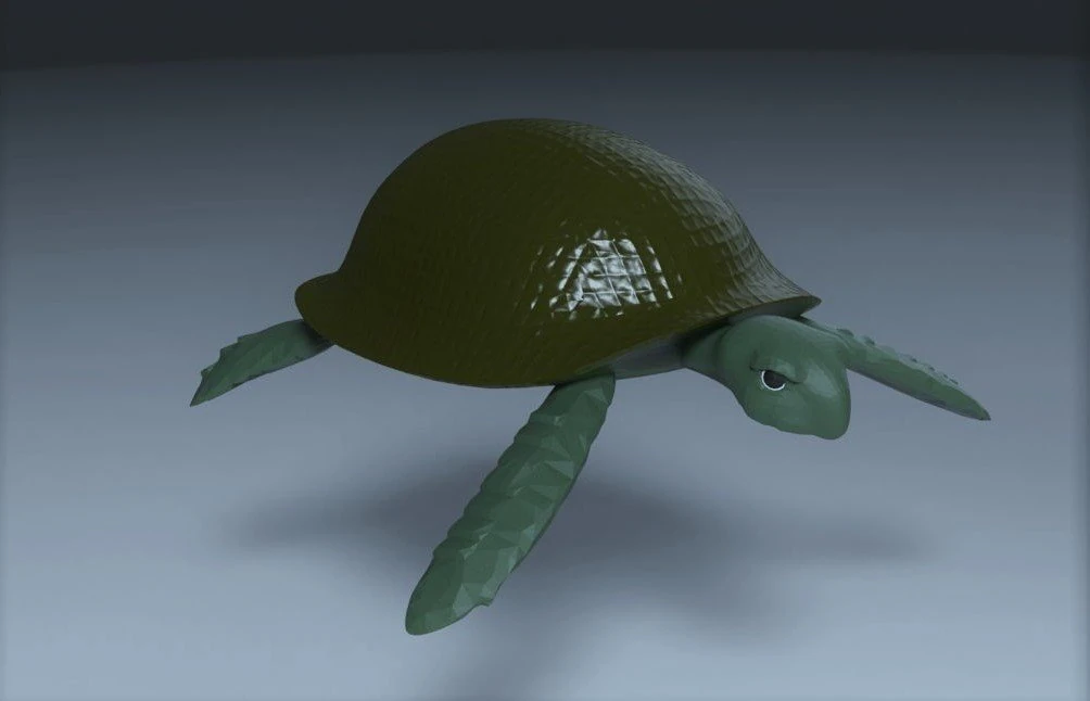 tortuga Modelo 3D .c4d .max .obj .3ds .fbx .stl .blend 