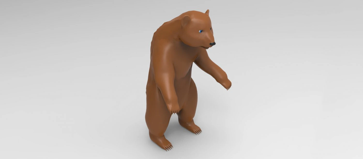bear 3D Model .c4d .max .obj .3ds .fbx .stl .blend