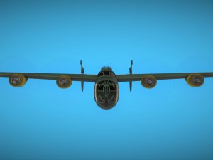 b 24 bomber 3Dモデル