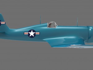f4u corsair p Model 3D