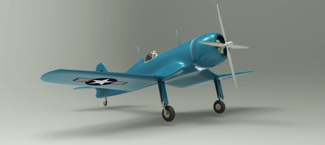 f4u corsair 1 Modèle 3D .c4d .max .obj .3ds .fbx .stl .blend
