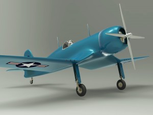 f4u corsair 1 3D Модель