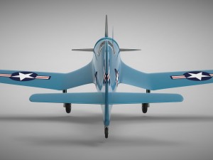 f4u corsair 1 Modèle 3D