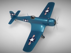 f4u corsair 1 Modèle 3D