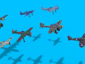 airplanes wwii collection 3D-Modell