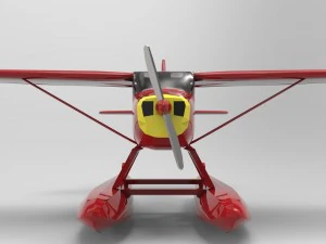 pesawat terbang air Model 3D