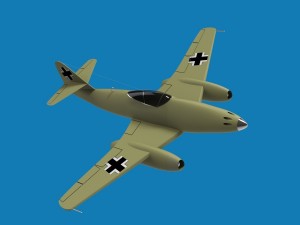 messerschmitt me 262 Model 3D
