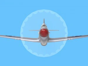 mustang p51 3D Model