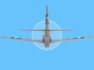 mustang p51 3D Model